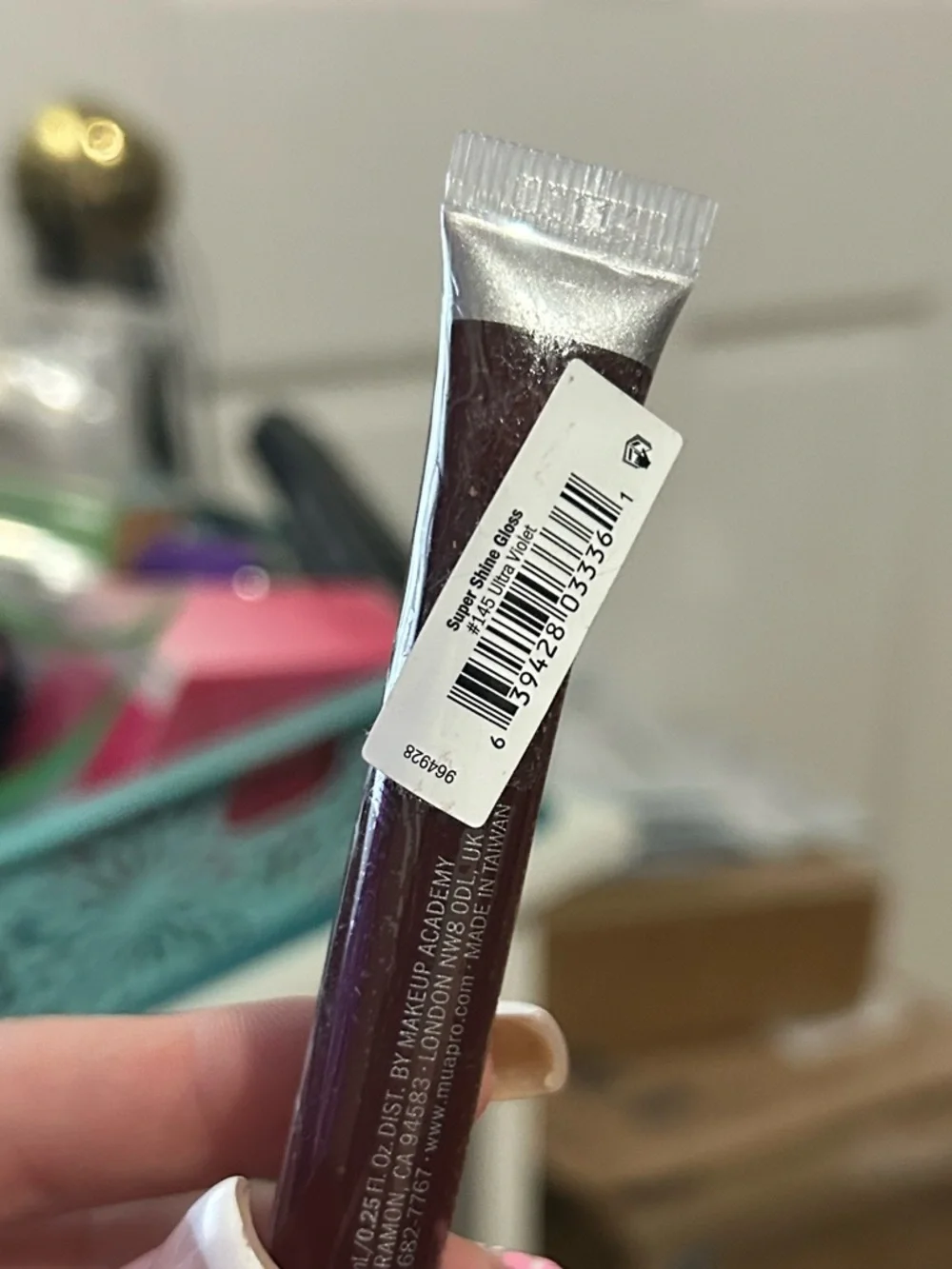 MUA Makeup Academy Super Shine Lip Gloss Ultra Violet Rare